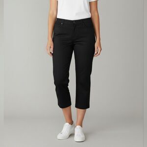 Dalia Black Cropped Pants